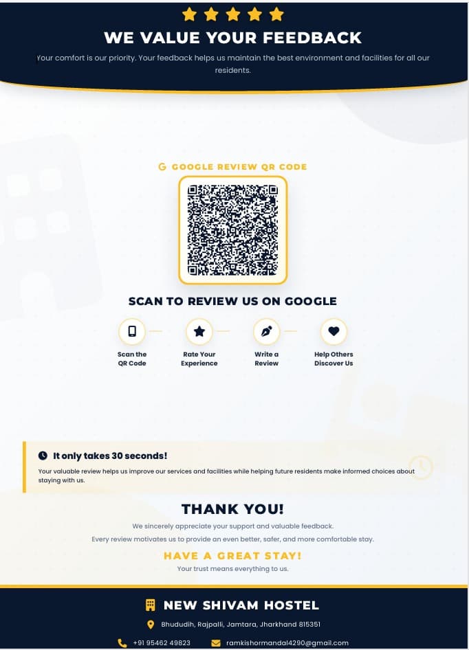 Scan for Google Reviews